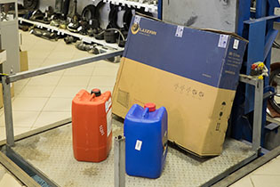 Подъемный механизм в работе