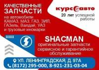 Оригинальные запчасти на SHACMAN