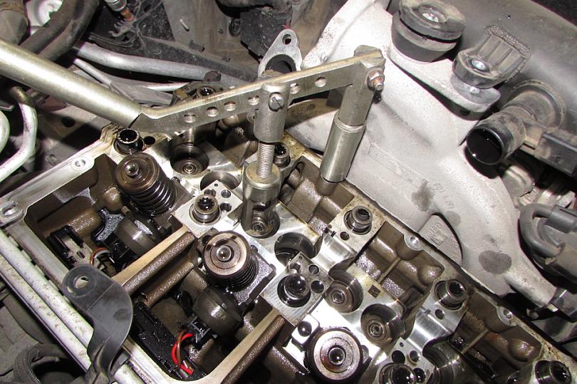 Рассухаривание/засухаривание клапанов